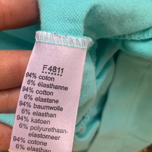 Lacoste Logo Short Cotton Summer Dress with Ruffle Frill - Picture 7 of 7